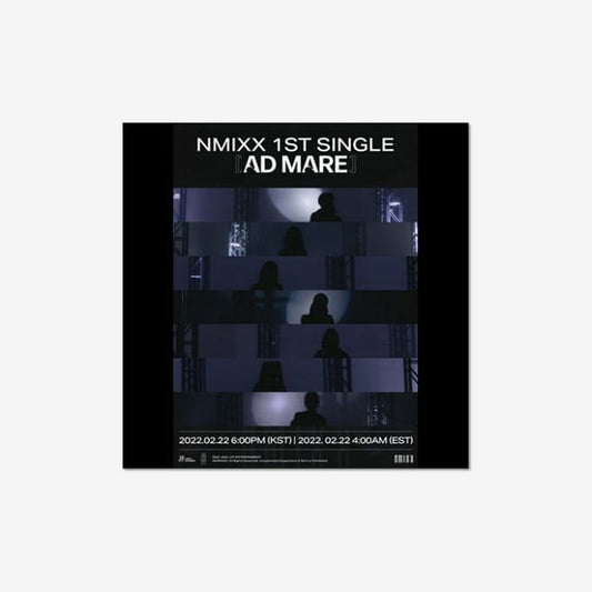 NMIXX 1st Single Album AD MARE LIMITED VER. with Premium membership card, ID Photo, Photocard, Polaroid, Photobook, Poster.
