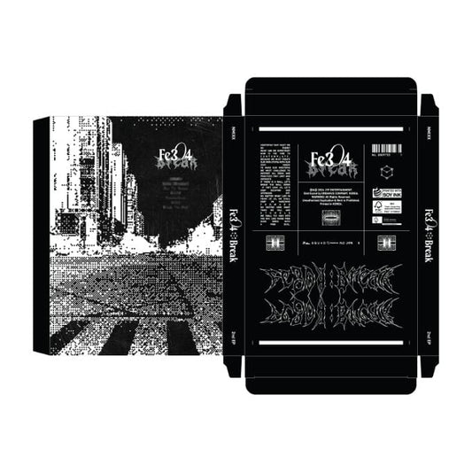 NMIXX 2nd EP Album Fe3O4: BREAK Poster ver. with Poster set, Lyric book, Photocard.