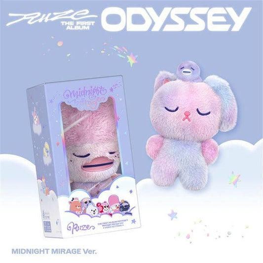 RIIZE 1st Full Album ODYSSEY MIDNIGHT MIRAGE A VER. (SMART ALBUM) [SHOTARO / EUNSEOK / SUNGCHAN / WONBIN / SOHEE / ANTON VER.] with voice keyring, ID Photo, Photocard, Postcard, Folded poster.