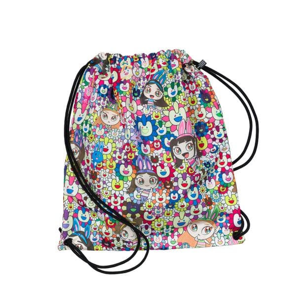 NEWJEANS - JAPAN 1ST SINGLE ALBUM SUPERNATURAL NJ X MURAKAMI DRAWSTRING BAG VER.