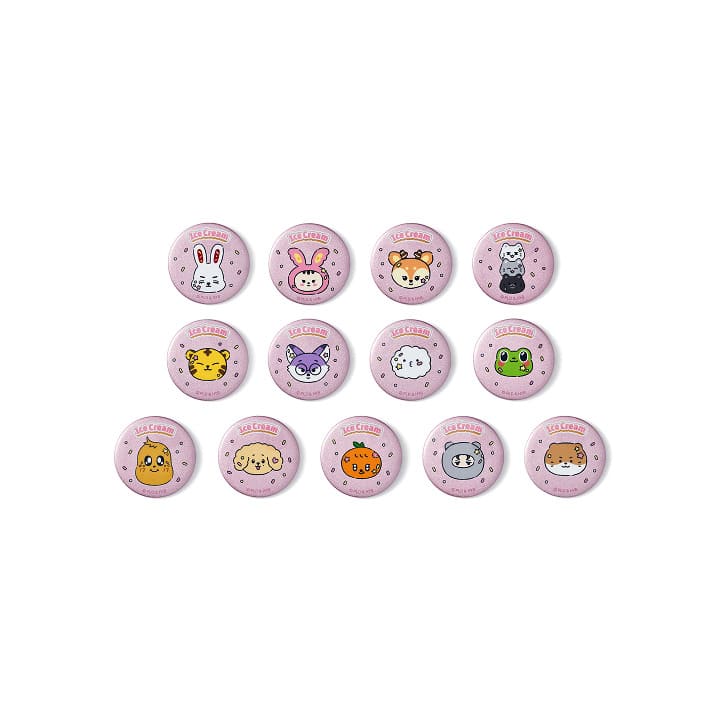 SEVENTEEN MINITEEN - ICE CREAM WITH MINITEEN OFFICIAL MERCH LUCKY DRAW (RANDOM CAN BADGE)