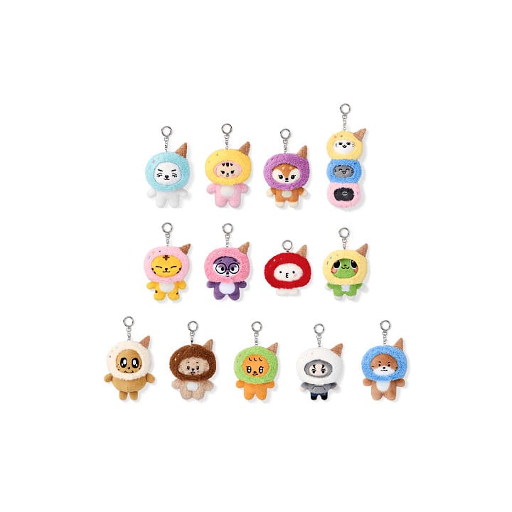 SEVENTEEN MINITEEN - ICE CREAM WITH MINITEEN OFFICIAL MERCH PLUSH KEYRING
