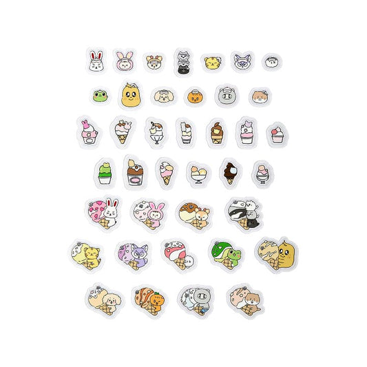 SEVENTEEN MINITEEN - ICE CREAM WITH MINITEEN OFFICIAL MERCH STICKER SET