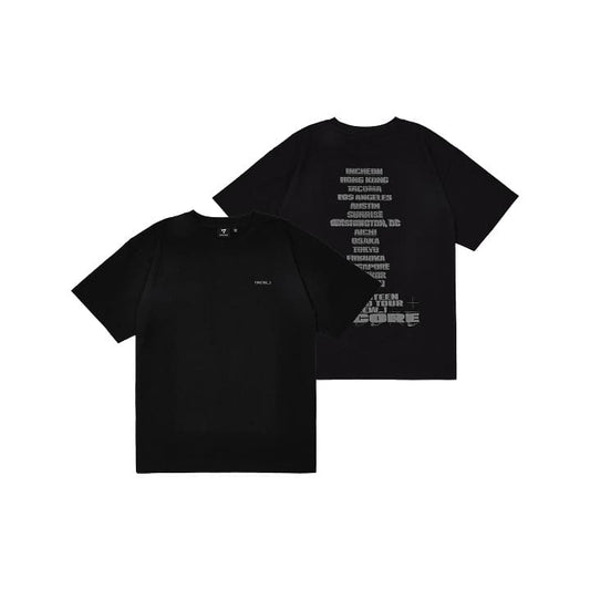 SEVENTEEN - WORLD TOUR NEW_ ENCORE OFFICIAL MERCH S/S T-SHIRT BLACK VER.1