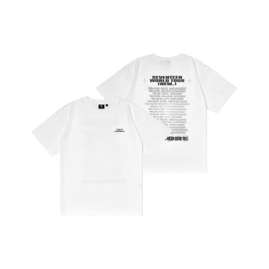 SEVENTEEN - WORLD TOUR NEW_ ENCORE OFFICIAL MERCH S/S T-SHIRT WHITE