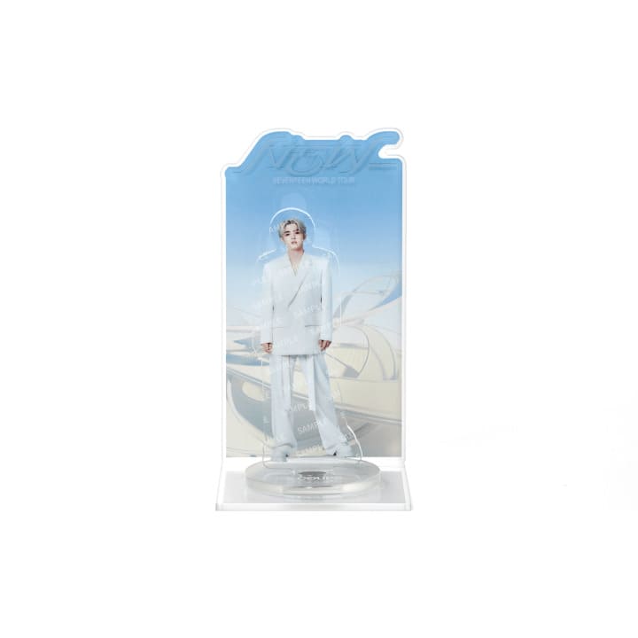 SEVENTEEN WORLD TOUR [NEW_ IN] INCHEON Official MD Turning Acrylic Stand (S.COUPS / JEONGHAN / JOSHUA / JUN / HOSHI / WONWOO / WOOZI / THE 8 / MINGYU / DK / SEUNGKWAN / VERNON / DINO VER.)