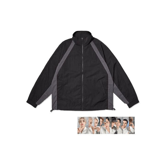 SEVENTEEN WORLD TOUR [NEW_ IN] INCHEON Official MD Windbreaker Jacket with photocard.