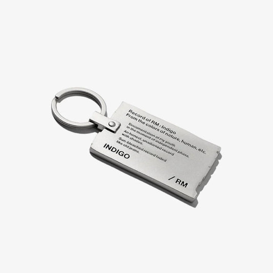 BTS RM - INDIGO OFFICIAL MERCH KEYRING