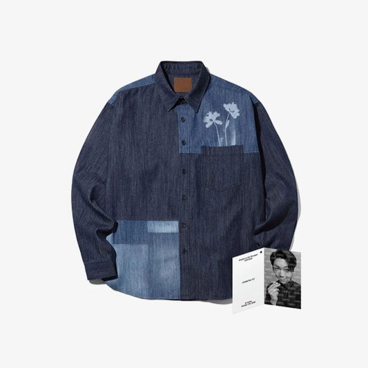 BTS RM - INDIGO OFFICIAL MERCH DENIM SHIRT