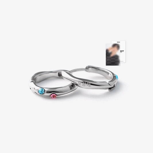 Seventeen 8th Anniversary Earrings Official MD HOSHI Earrings with Photocard.