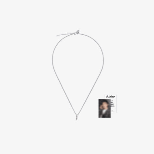 Seventeen 9th Anniversary ALWAYS Official MD JEONGHAN Necklace with photocard.