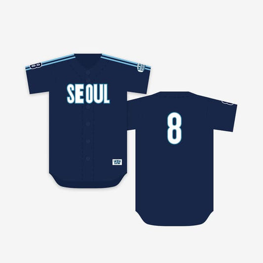 STRAY KIDS - SKZOO EVERYWHERE ALL AROUND THE WORLD OFFICIAL MERCH BASEBALL JERSEY (SEOUL VER.)