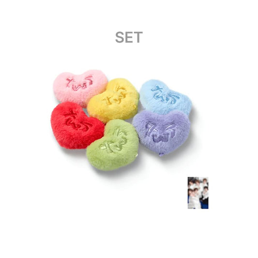TWS - NO TRAGEDY OFFICIAL MERCH MINI HEART PLUSH SET