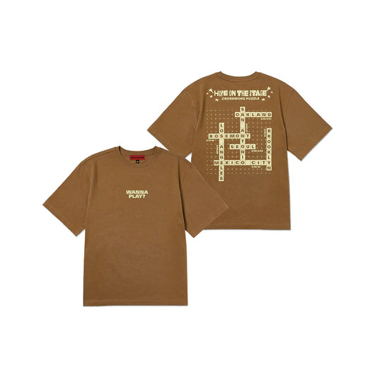 BTS J-HOPE - HOPE ON THE STAGE OFFICIAL MERCH TOUR T-SHIRT (BROWN)