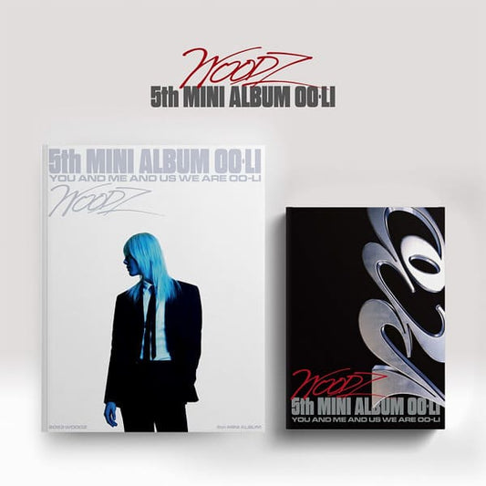 WOODZ 5th Mini Album OO-LI (FREE / CONTROL VER.) with Photobook, CD-R, Book marker, Lenticular postcard, Folded poster, Photocard, Hologram photocard.
