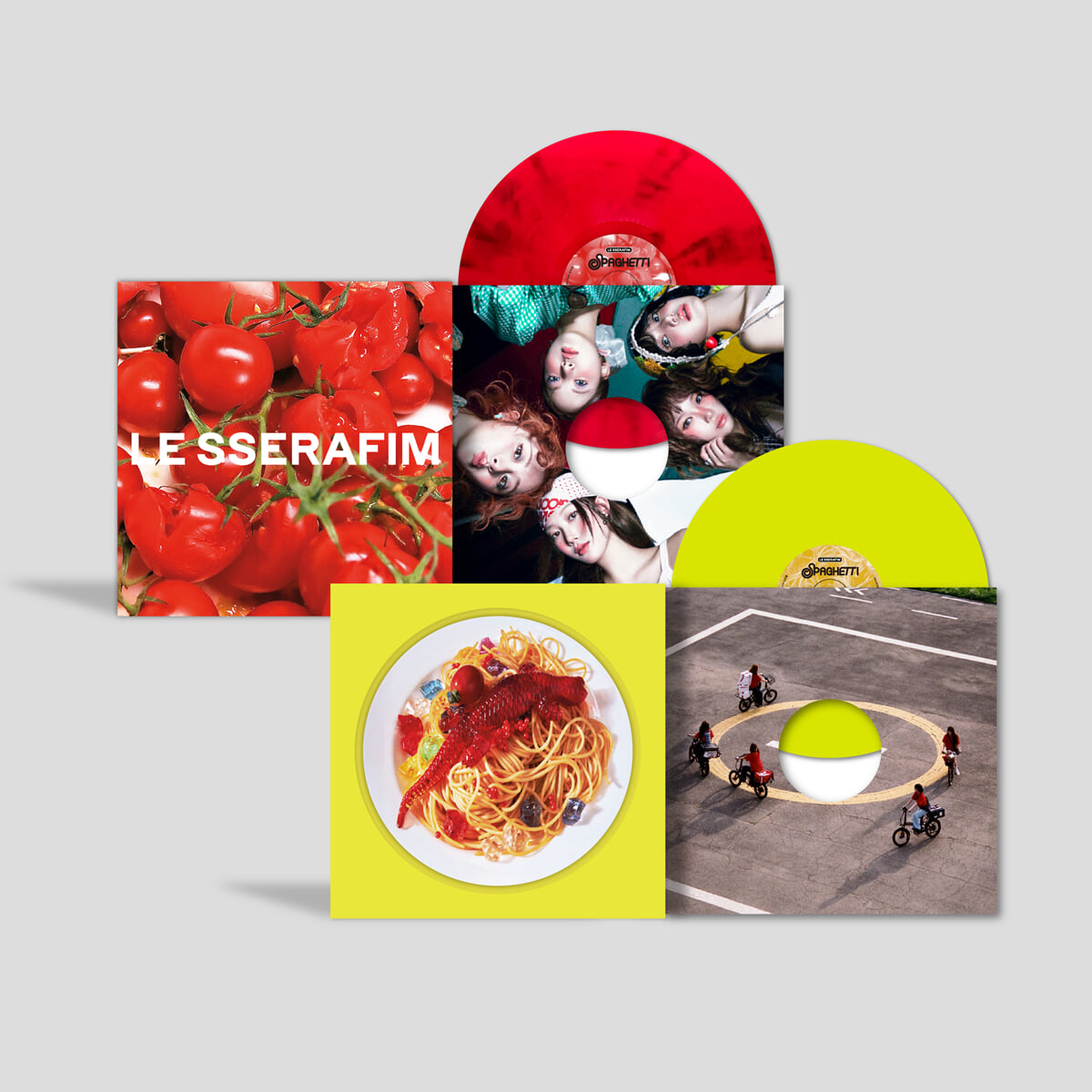 LE SSERAFIM - 1ST SINGLE ALBUM SPAGHETTI VINYL