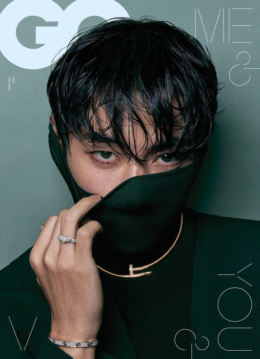 BTS V - GQ KOREA MAGAZINE 2026 FEBRUARY ISSUE E TYPE (BTS V COVER)