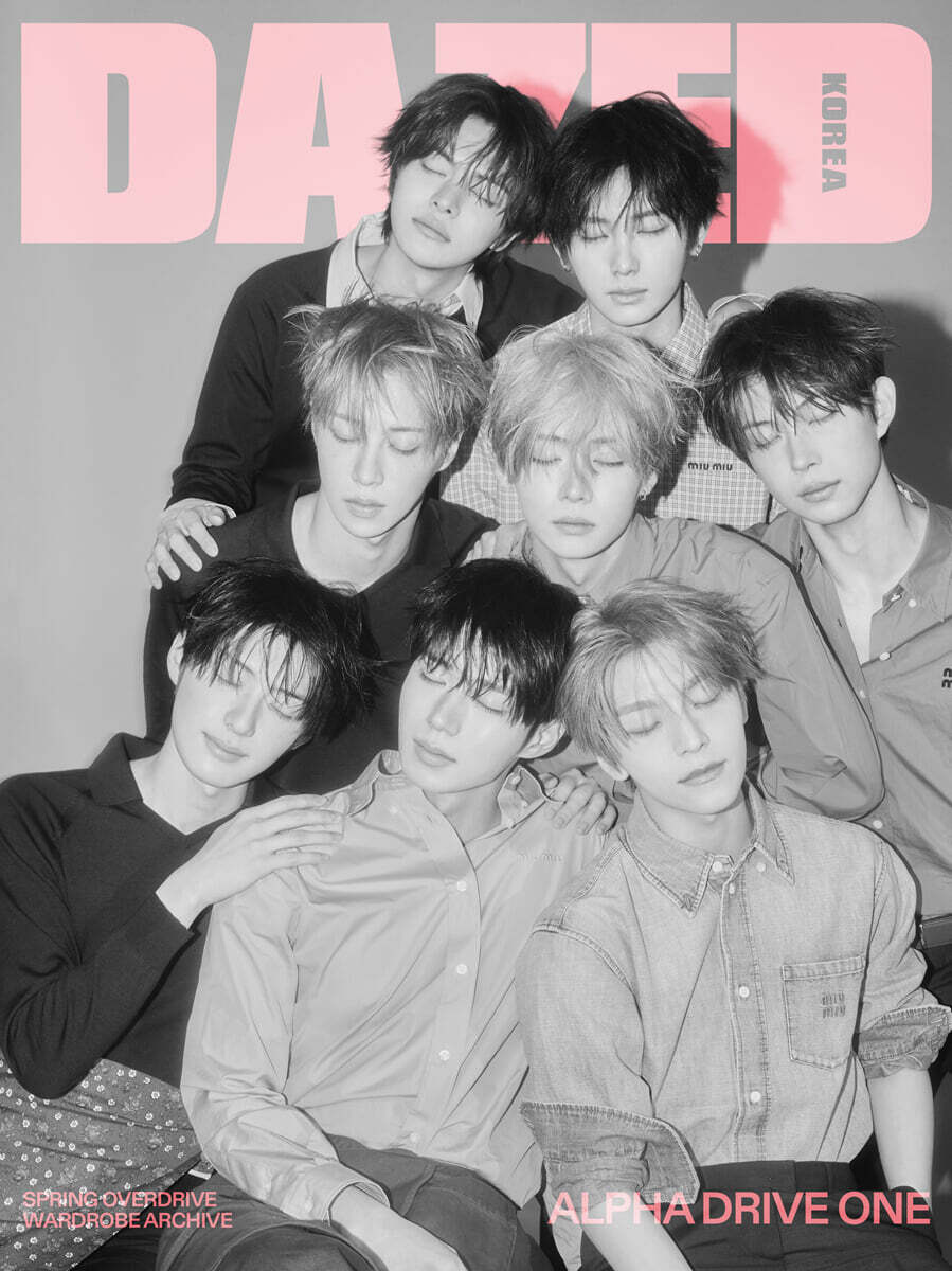 ALPHA DRIVE ONE - DAZED KOREA MAGAZINE 2026 FEBRUARY ISSUE E TYPE (ALPHA DRIVE ONE COVER)