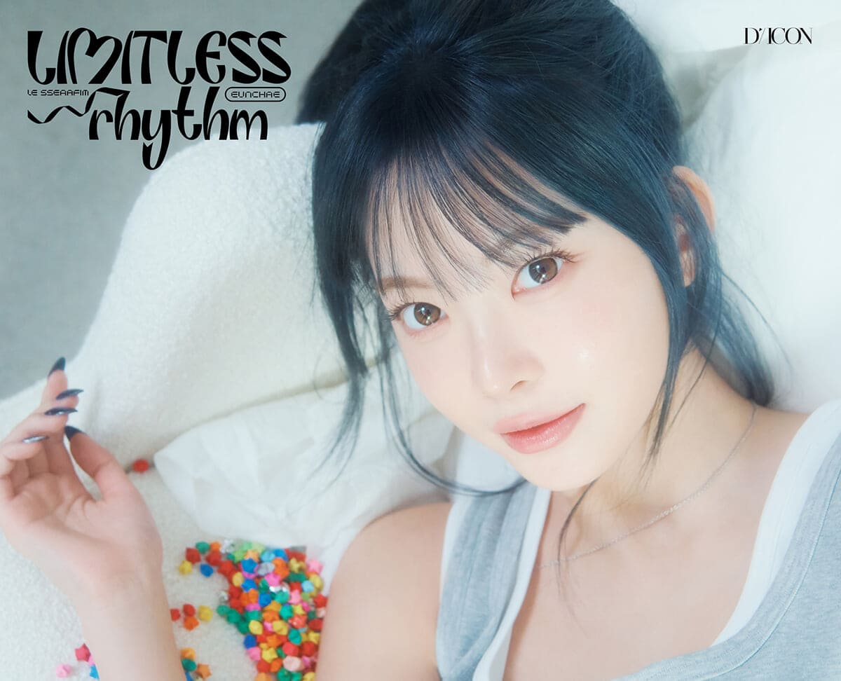 LE SSERAFIM - DICON VOLUME N°32 LE SSERAFIM LIMITLESS RHYTHM HONG EUNCHAE VER. (A TYPE)