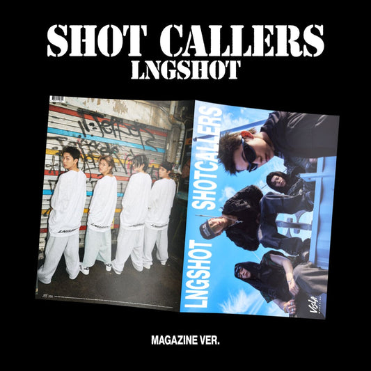 LNGSHOT - 1ST EP ALBUM SHOT CALLERS (MAGAZINE VER.)