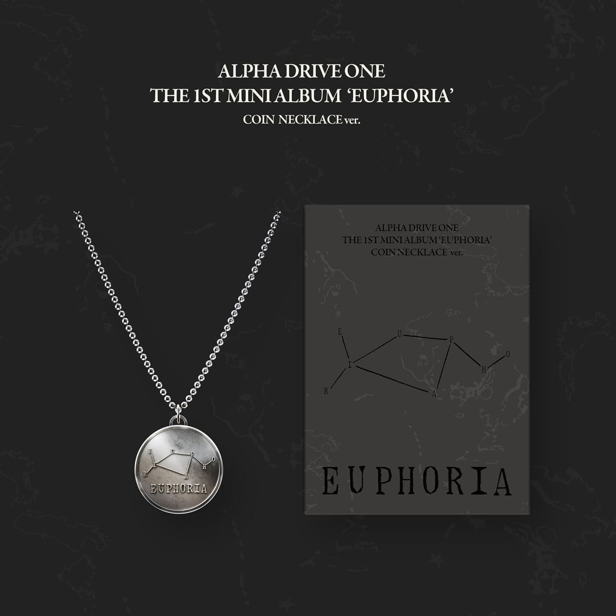 ALPHA DRIVE ONE - 1ST MINI ALBUM EUPHORIA LIMITED EDITION (COIN NECKLACE VER.)
