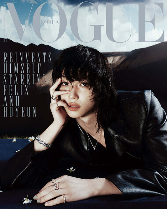 STRAY KIDS FELIX - VOGUE KOREA MAGAZINE 2025 DECEMBER ISSUE SPECIAL COVER B TYPE (FELIX COVER)