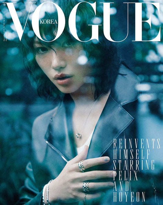 STRAY KIDS FELIX - VOGUE KOREA MAGAZINE 2025 DECEMBER ISSUE SPECIAL COVER C TYPE (FELIX COVER)
