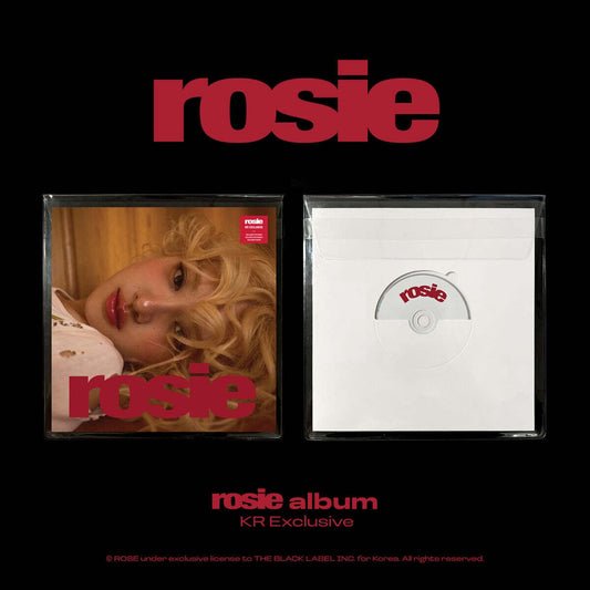 BLACKPINK ROSE 1st Studio Album rosie KR Exclusive version with Postcards, Photocards, Poster
