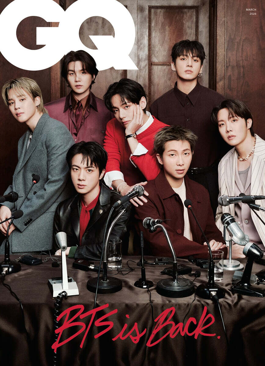 BTS - GQ KOREA MAGAZINE 2026 MARCH ISSUE (BTS GROUP COVER)