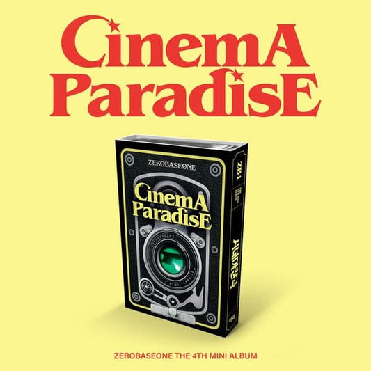 ZEROBASEONE 4th Mini Album CINEMA PARADISE (FILM VER.) with Tag LP, Selfie photocard, Clear photocard.