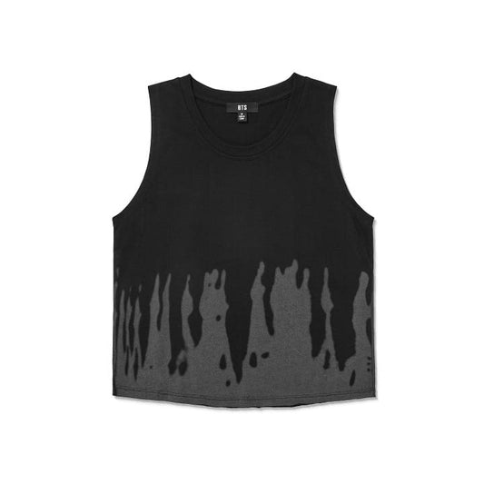 BTS - WORLD TOUR ARIRANG OFFICIAL MERCH SLEEVELESS T-SHIRT CROP FIT (BLACK)