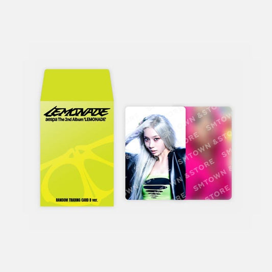 AESPA - 2026 AESPA WEEK MAKE IT LEMONADE OFFICIAL MERCH RANDOM TRADING CARD B VER.