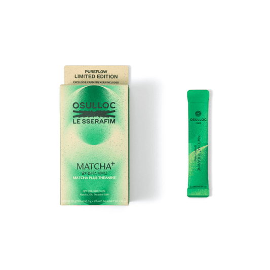 LE SSERAFIM X OSULLOC - MATCHA+ THEANINE TEA