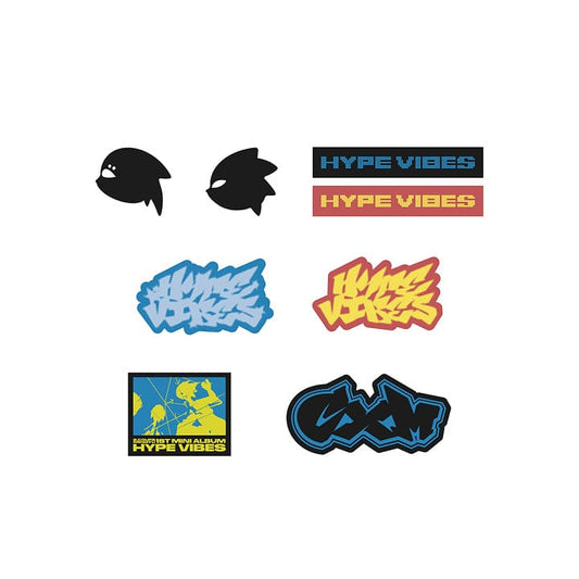 SEVENTEEN S.COUPS X MINGYU - HYPE VIBES OFFICIAL MERCH STICKER SET