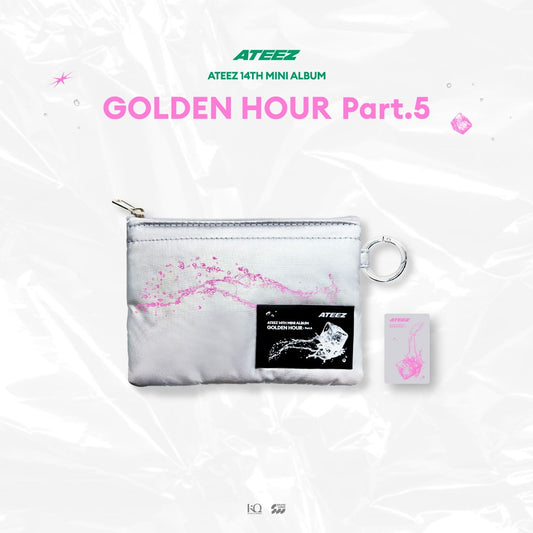 ATEEZ - 14TH MINI ALBUM GOLDEN HOUR : PART.5 POP-UP STORE OFFICIAL MERCH MINI POUCH