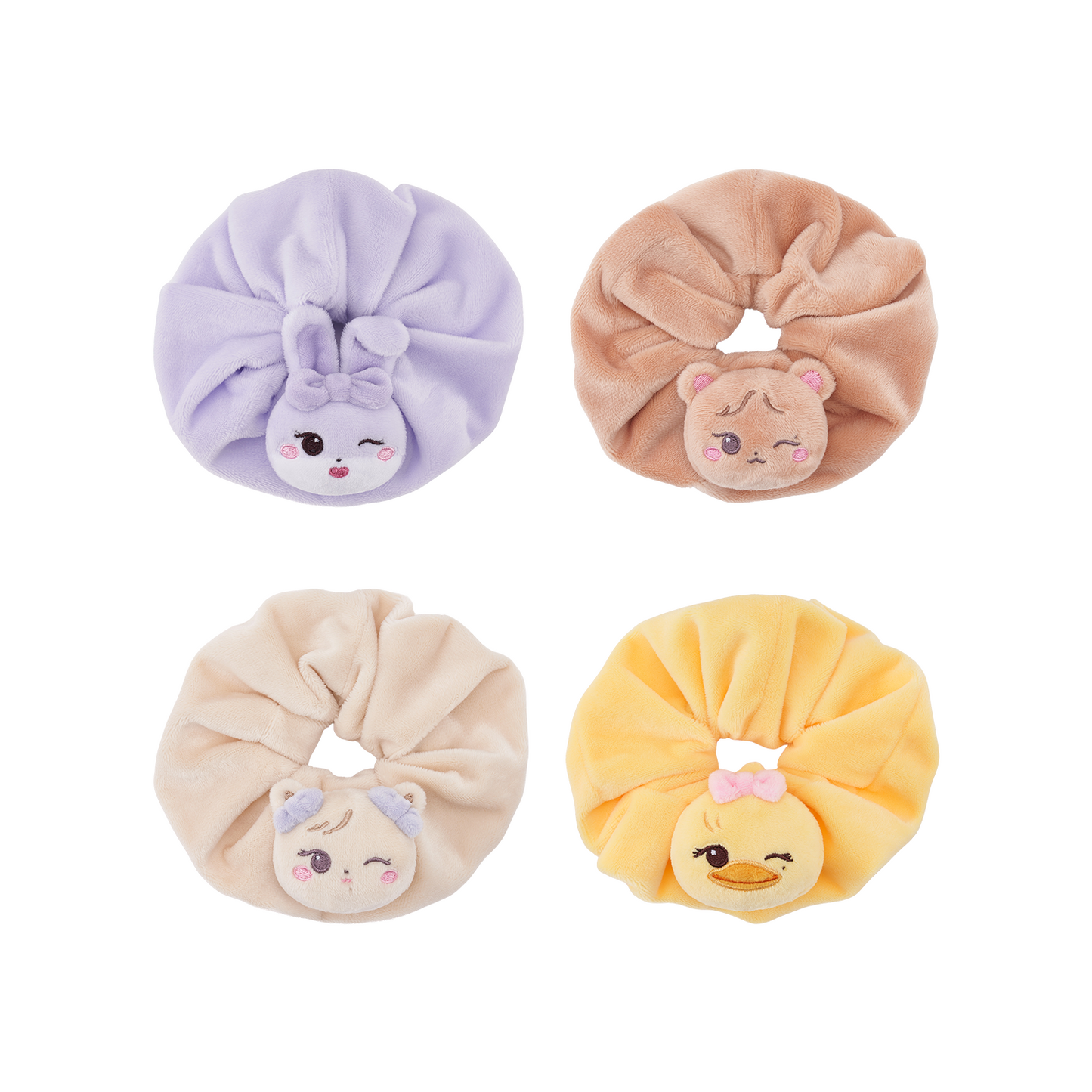 BLACKPINK - WORLD TOUR DEADLINE OFFICIAL MERCH BLACKPINK CHARACTER LIGHT STICK PLUSH SCRUNCHIE