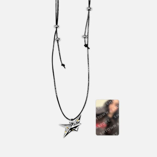 aespa WEEK #RichMan Official MD NECKLACE SET (KARINA / GISELLE / WINTER / NINGNING VER.) with Photocard.