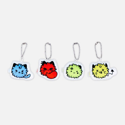 aespa WEEK #RichMan Official MD RANDOM CUSHION KEYRING (KARINA / GISELLE / WINTER / NINGNING VER.)