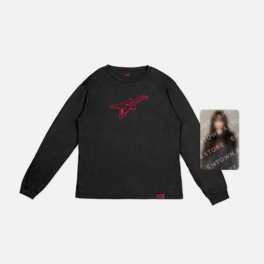 aespa WEEK #RichMan Official MD T-SHIRT SET (LONG VER.) [KARINA / GISELLE / WINTER / NINGNING VER.] with Photocard.