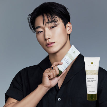 [ATEEZ PICK] BRMUD Recovery Mud Pack To Foam Cleanser 310ml