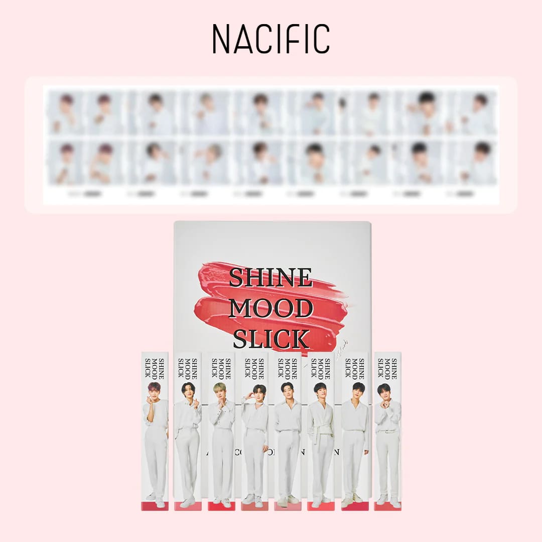 NACIFIC X ATEEZ - CHAPTER.2 IN BLOOM ATEEZ OT8 ID PHOTO & OT8 4 CUTS PHOTO SET