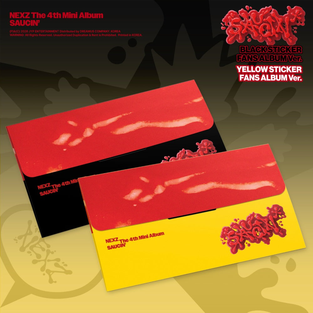 NEXZ - 4TH MINI ALBUM SAUCIN’ (STICKER FANS ALBUM VER.)