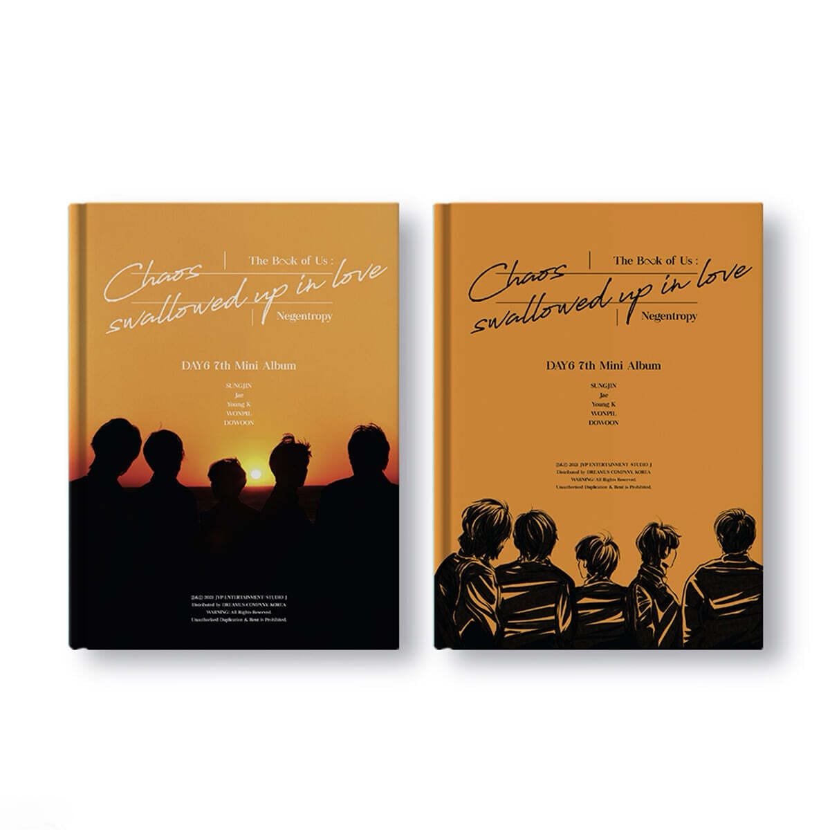 DAY6 - 7TH MINI ALBUM THE BOOK OF US : NEGENTROPY CHAOS SWALLOWED UP IN LOVE