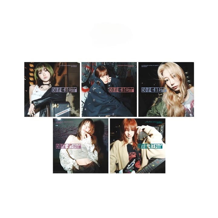 LE SSERAFIM - JAPAN 4TH SINGLE ALBUM DIFFERENT (SOLO JACKET)