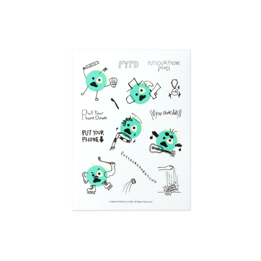 [2ND PRE-ORDER] CORTIS - WORLD TOUR PUT YOUR PHONE DOWN OFFICIAL MERCH CORTIS BALL STICKER SET
