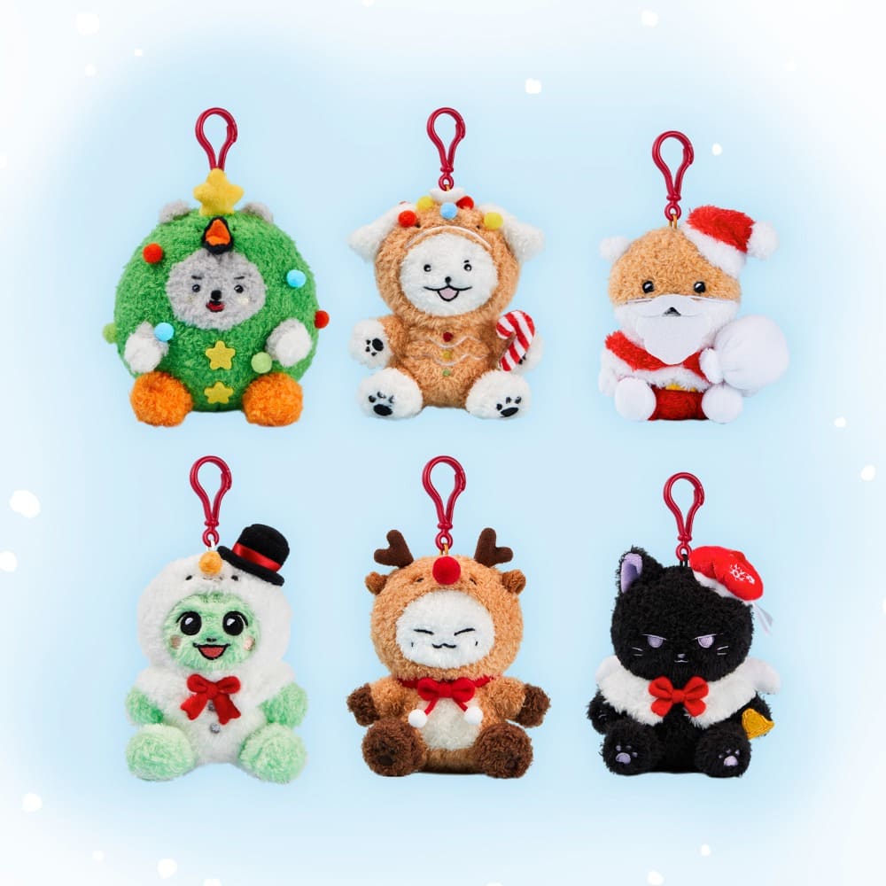 MONSTA X - 2025 MONSTA X MONMUNGCHI X WINTER EDITION WINTER COSTUME PLUSH KEYRING