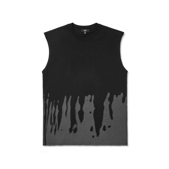 BTS - WORLD TOUR ARIRANG OFFICIAL MERCH SLEEVELESS T-SHIRT OVER FIT (BLACK)
