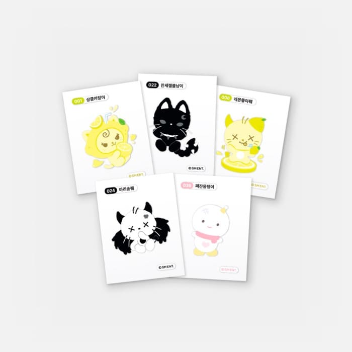 AESPA - 2026 AESPA WEEK MAKE IT LEMONADE OFFICIAL MERCH RANDOM TTIBU STICKER SET