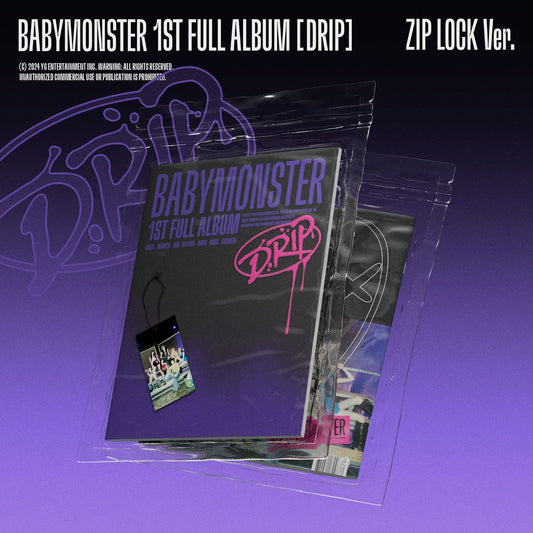 BABYMONSTER - 1ST FULL ALBUM DRIP ZIP LOCK VER.
