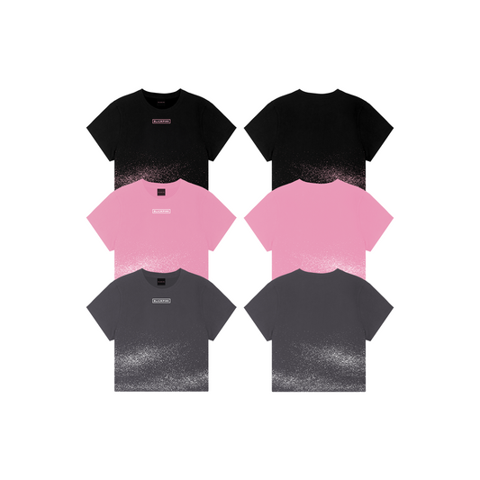 BLACKPINK - WORLD TOUR DEADLINE OFFICIAL MERCH BLACKPINK LOGO CROP TEE